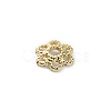 6-Petal Brass Bead Caps FIND-WH0110-144-1