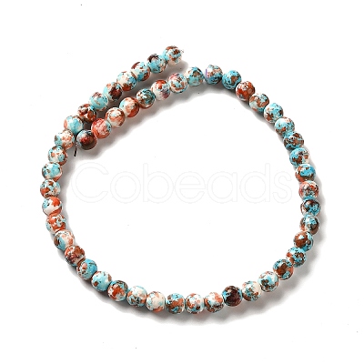 Synthetic Turquoise Dyed Beads Strands G-E594-24A-1