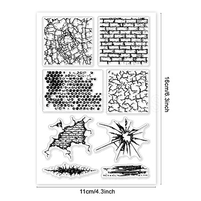 Custom PVC Plastic Clear Stamps DIY-WH0618-0118-1