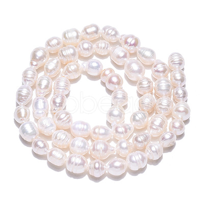 Natural Baroque Pearl Keshi Pearl Beads Strands PEAR-S020-F04-01-1