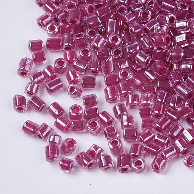 8/0 Two Cut Glass Seed Beads SEED-S033-10A-01-1