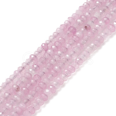 Dyed Natural Malaysia Jade Rondelle Beads Strands X-G-E316-2x4mm-46-1