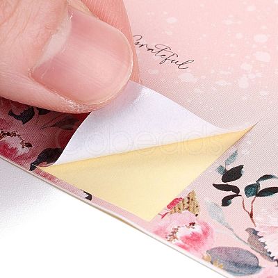 Self-Adhesive Paper Gift Tag Stickers DIY-P049-E03-1