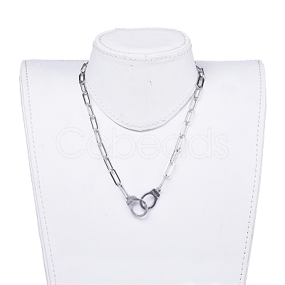 Non-Tarnish 304 Stainless Steel Chain Necklaces X-NJEW-JN02772-02-1