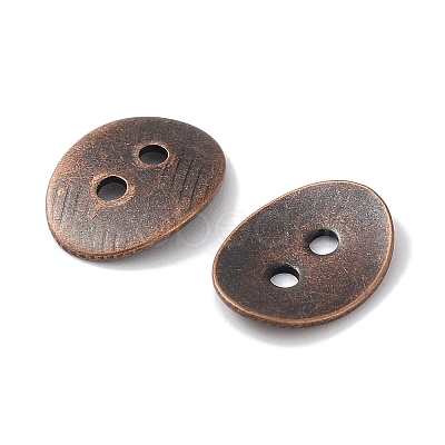 Brass Button Clasps KK-G080-R-NF-1