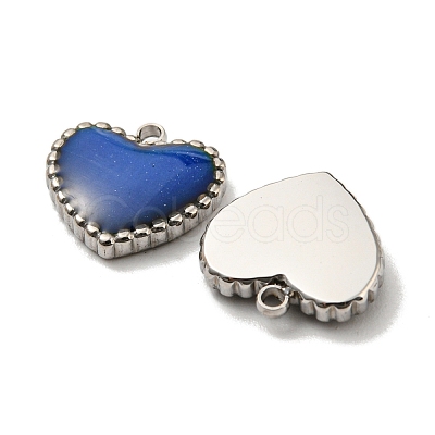 304 Stainless Steel Enamel Charms STAS-L022-094P-1