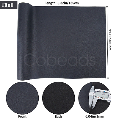 Rectangle PU Leather Fabric AJEW-WH0089-52B-01-1