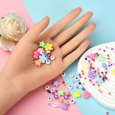 DIY Candy Color Bracelet Making Kit DIY-YW0005-68-1