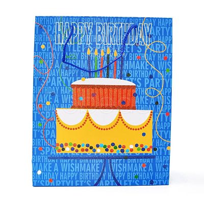 Birthday Theme Rectangle Paper Bags CARB-E004-03D-1