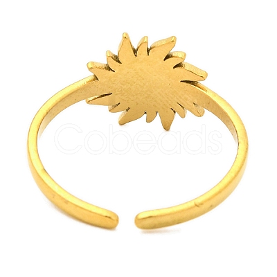 Natural Mixed Stone Finger Rings RJEW-Q822-52G-1