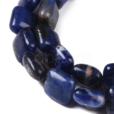 Natural Sodalite Beads Strands G-M435-A07-01-1