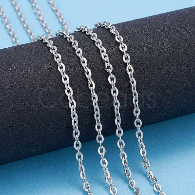 Tarnish Resistant 304 Stainless Steel Cable Chains CHS-K002-02-3mm-1