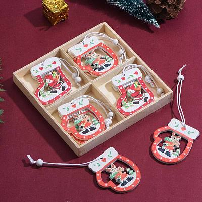 Christmas Wooden Ornaments Set JX056A-1