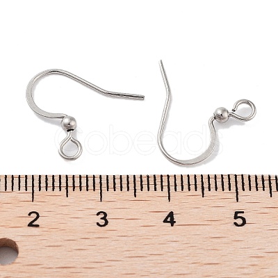 Tarnish Resistant 316 Surgical Stainless Steel Earring Hooks STAS-P220-13P-1