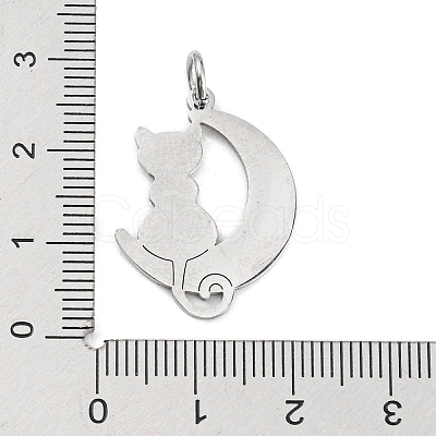 Non-Tarnish 304 Stainless Steel Pendants STAS-E205-04P-1