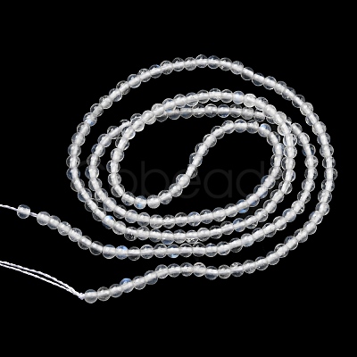 Natural Rainbow Moonstone Beads Strands G-G0005-B03-A-1