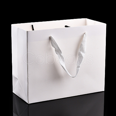 Rectangle Paper Bags with Rope Handles CARB-L011-02A-06-1