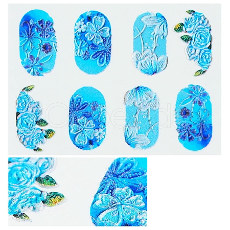 5D Nail Art Water Transfer Stickers Decals MRMJ-S008-071U-1