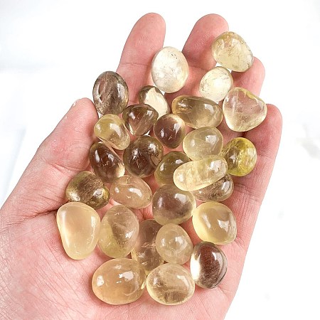 Natural Yellow Quartz Healing Stones PW-WGD7FF2-03-1