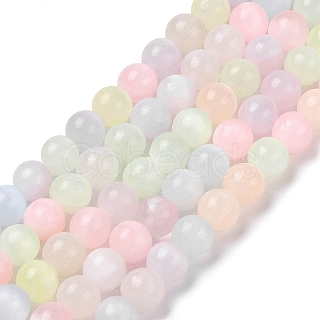 Macaron Color Natural Selenite Beads Strands G-Q162-A01-02B-02-1