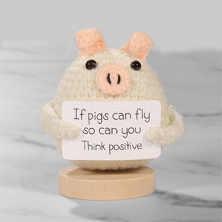 Cute Funny Positive Pig Doll PW-WG88188-02-1