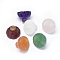 Natural Mixed Stone Beads, Lotus Pod, 16x11~11.5mm, Hole: 1mm