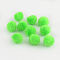 DIY Doll Craft Pom Pom Yarn Pom Pom Balls, Lime, 10mm, about 2000pcs/bag