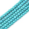 Synthetic Turquoise Beads Strands TURQ-G106-4mm-02E-1