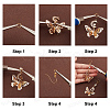 SUNNYCLUE DIY Butterfly Earring Making Kits DIY-SC0018-69-4