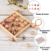 Craftdady 32Pcs 8 Colors ABS Plastic Imitation Pearl Charms KK-CD0001-23-15