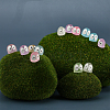 CHGCRAFT 120Pcs 8 Colors  Luminous Resin Mini Dust Ball Briquettes Ornaments DJEW-CA0001-38-5