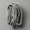 Flat Polycotton Hollow Cord OCOR-WH0078-81D-09-2