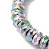 Baking Painted Synthetic Non-magnetic Hematite Beads Strands G-I364-M01-01-3