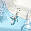 Angel Acrylic Imitation Pearl Pendant Decorations HJEW-JM02317-2