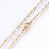 304 Stainless Steel Cable Chains Necklaces MAK-L015-36B-1