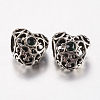 Tibetan Style Alloy Rhinestone European Beads PALLOY-F200-06-2