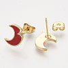 (Jewelry Parties Factory Sale)Brass Stud Earrings EJEW-S201-175A-2