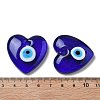 Handmade Evil Eye Lampwork Pendants LAMP-F035-11A-3