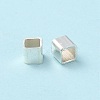 925 Sterling Silver Tube Beads STER-P053-07B-S-3