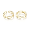 Brass Cuff Rings X-RJEW-F103-04-G-2