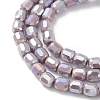 Electroplate Glass Beads Strands EGLA-K015-08H-3
