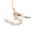 4Pcs 4 Style Alloy Chain Anklets Set with Heart Beaded and Butterfly Charm for Women SJEW-D009-01KCG-8