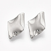 Non-Tarnish 304 Stainless Steel Stud Earring Findings STAS-S079-56B-2