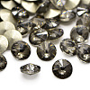 Faceted Diamond Glass Pointed Back Rhinestone Cabochons RGLA-D001-6mm-S21-1