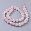 Natural Rose Quartz Beads Strands X-G-D840-20-10mm-2