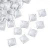 Transparent Glass Square Cabochons X-GGLA-A001-30mm-3