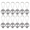 Iron Shower Curtain Rings for Bathroom HJEW-PH01661-02-1