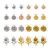 Elecrelive 100Pcs 10 Style Alloy Pendants FIND-EL0001-02-13