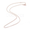 Long-Lasting Plated Brass Chains Necklaces NJEW-MSMC002-13RG-NF-2