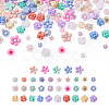 Craftdady 700Pcs 7 Styles Opaque Resin Cabochons CRES-CD0001-07-16